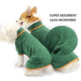 Super Absorbent Dogs Bathrobe Drying Towel | Microfiber Dogs Drying Coat
