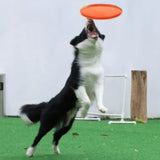 Dog Flying Disc Toy | Soft Rubber Interactive Flying Saucer