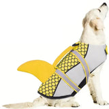 Shark Style Dog Life Jacket | Adjustable Dog Life Vest with Handle