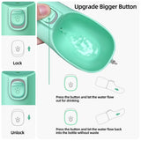 Portable Dog Water Bottle | Travel Bottle with Drinking Cup