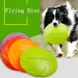 Dog Flying Disc Toy | Soft Rubber Interactive Flying Saucer