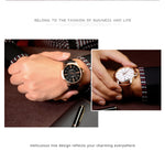 Top Brand Business Look Gold Wrist Watch