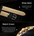 Top Brand Business Look Gold Wrist Watch
